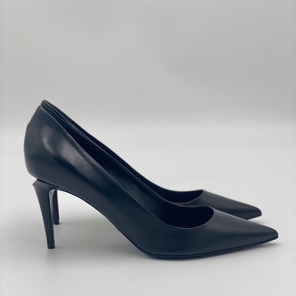 Alexander Wang 3in BLK Leather Pumps - Picture 2 of 5